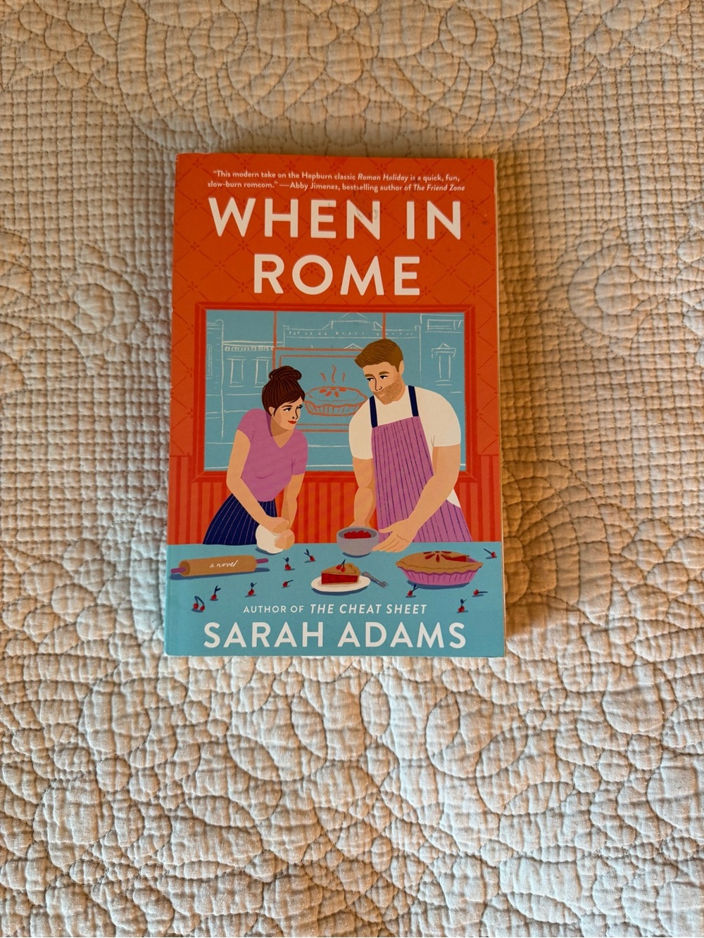 When in Rome by Sarah Adams - Orange Cover Paperback